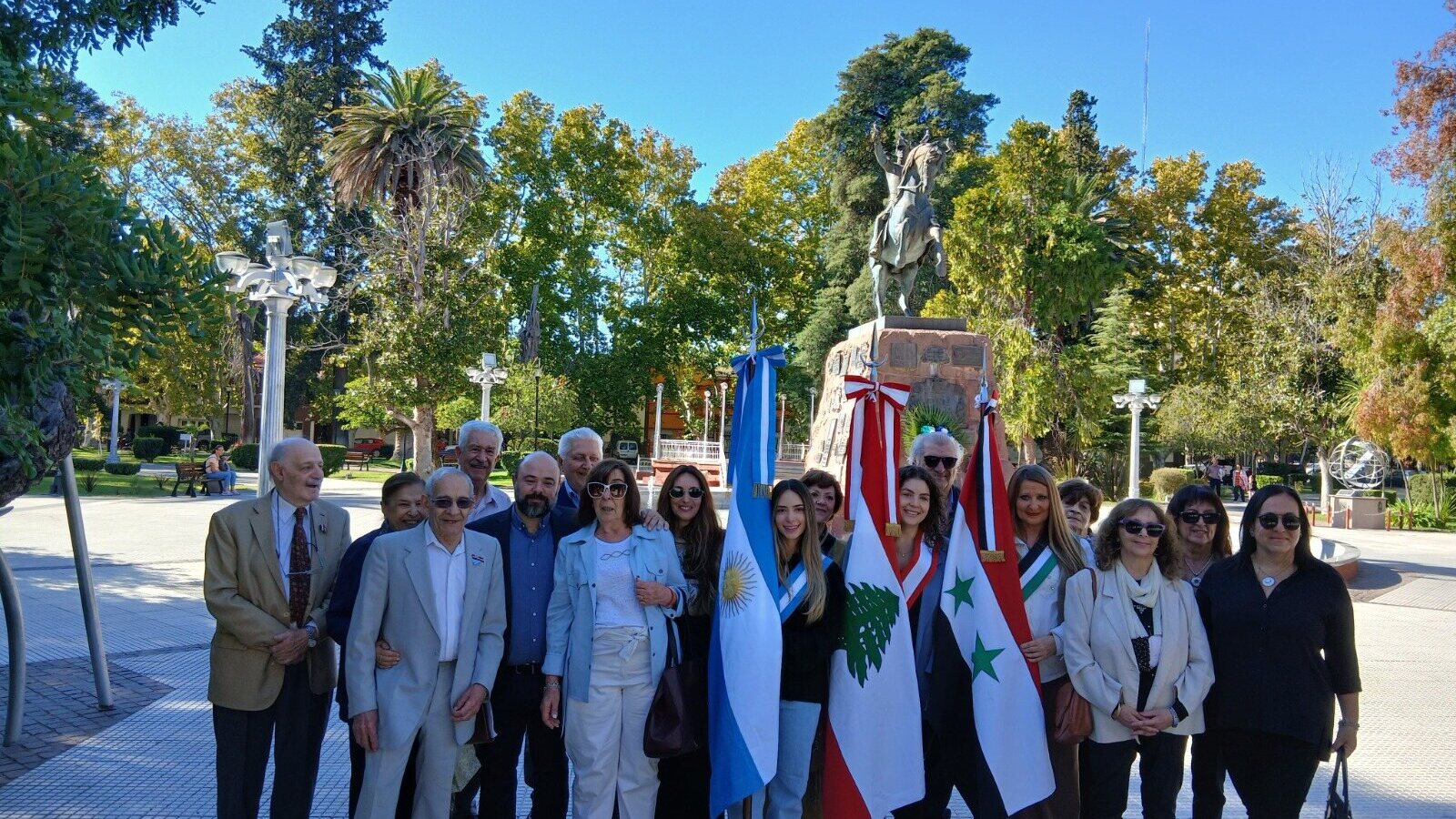 El HCD acompañó el acto por el 80° aniversario de la República de Siria