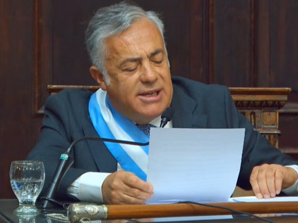 Cornejo inauguró sesiones con un mensaje de gestión, ajuste fiscal y apuesta al desarrollo productivo