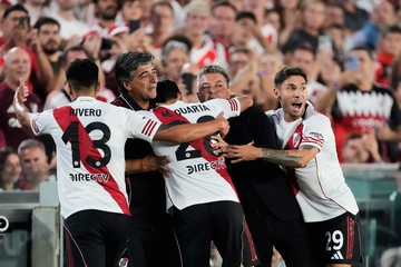 En el adiós de Gallardo, River jugó su mejor partido del año y le ganó a Banfield